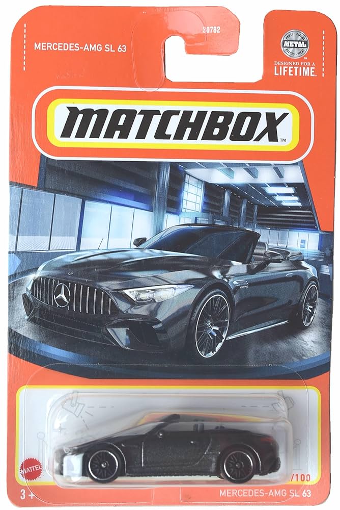 Amazon.co.jp: マッチボックス メルセデス AMG SL 63、グレー 72
